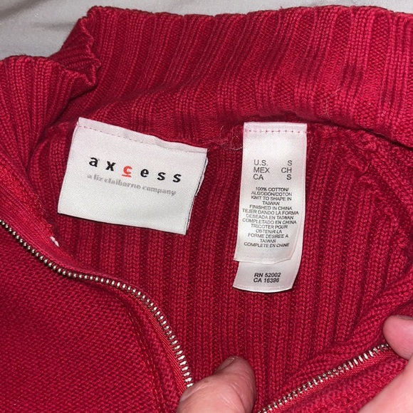 Red Sweater from Axcess - Picture 3 of 3